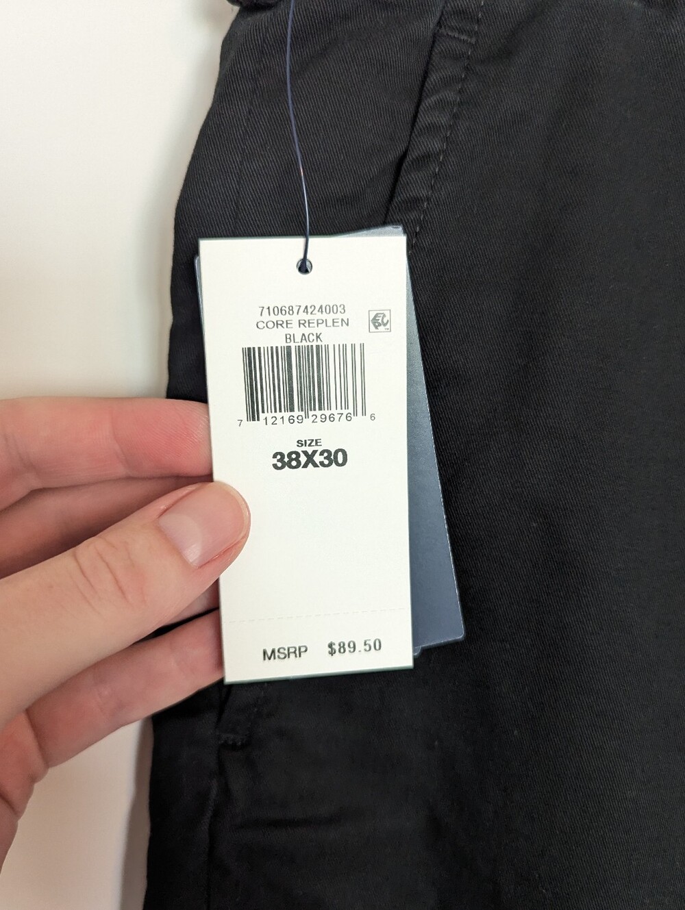 Polo Ralph Lauren NWT Black Chino Pants sz 38 x 30 - Picture 3 of 7